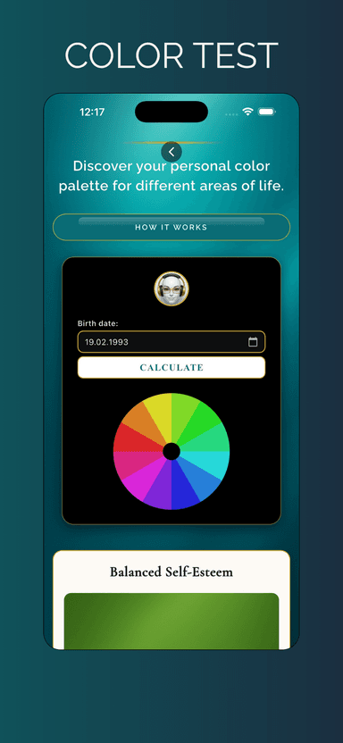 LifeOctave app — Tests preview